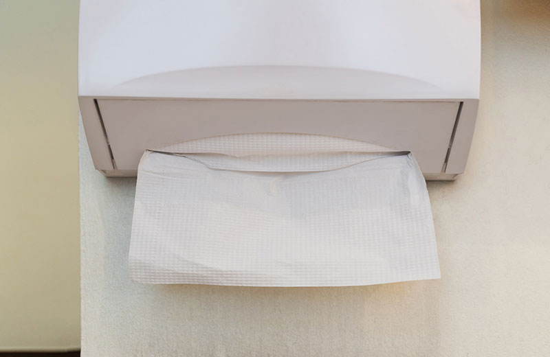 Dispenser de papel toalha