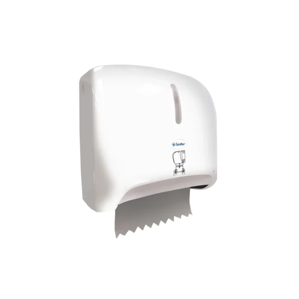 Dispenser Papel Toalha Bobina Autocorte Santher DAD10 – Linha Titanium