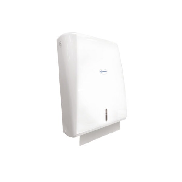 DTD10 Dispenser de Papel toalha Santher - linha Titanium Dispenser Papel Toalha Interfolha Santher Titanium DTD10