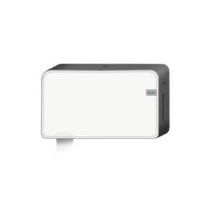 Suporte Papel Higiênico Rolo Duplo Quartz Preto Santher – Profline Higiene