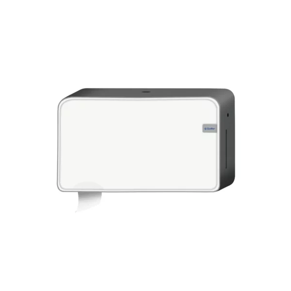 DQD20-Suporte-Papel-Higienico-Rolo-Duplo-Quartz-Preto-Santher_45 Suporte Papel Higiênico Rolo Duplo Quartz Preto Santher – Profline Higiene