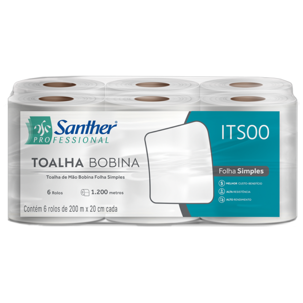 ITS00 Toalha bobina Santher