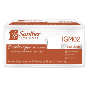 IGM02 - Guardanapo Interfolhado Inovatta Folha Dupla