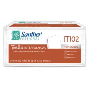 ITI02 - Papel Toalha Interfolha Folha Dupla Santher - Imagem 1