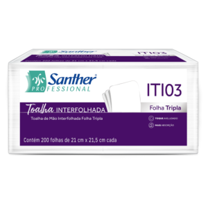 Papel Toalha Interfolha Folha Tripla Santher - ITI03 - Imagem 1