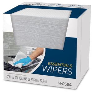 Pano Wiper Multiuso SANNO Essentials com 100 toalhas dobradas