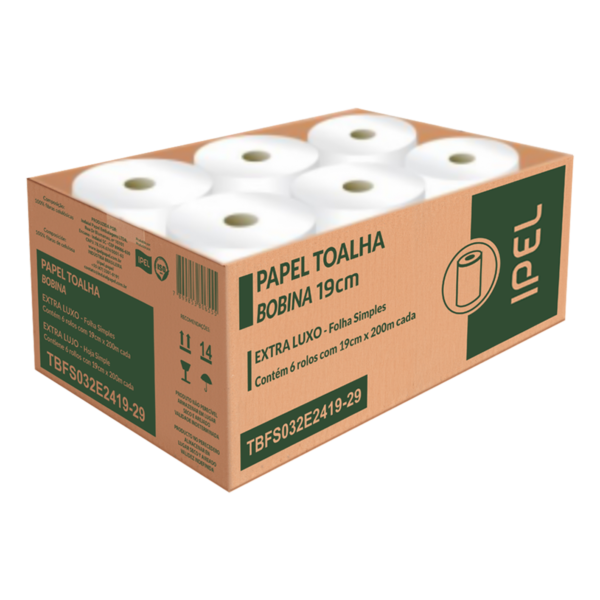 Papel Toalha IPEL Basic Bobina Papel Toalha IPEL Basic Bobina