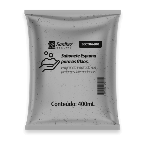 SECT06400 - Sabonete Espuma Santher Professional SECT06400 - Sabonete Espuma Santher Professional