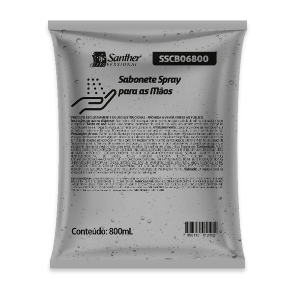 SSCB06800 - Sabonete Spray Santher Professional SSCB06800 - Sabonete Spray Santher Professional