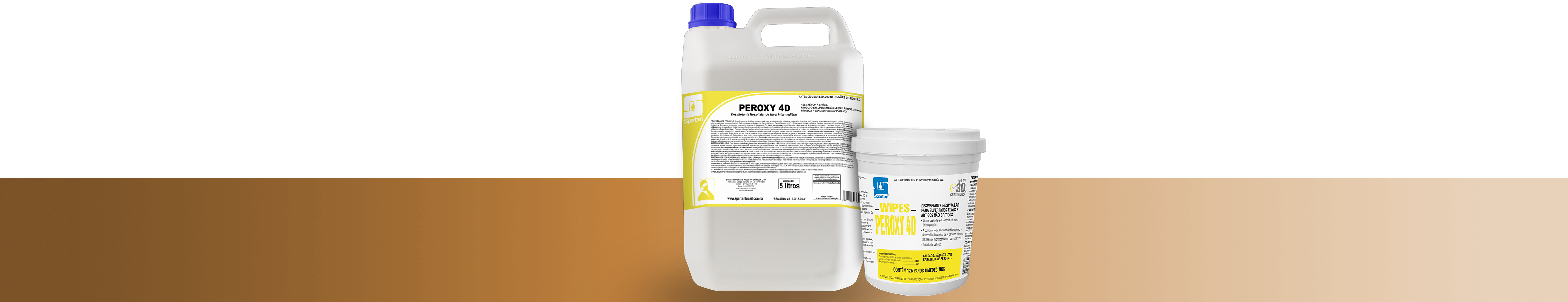 Peroxy 4D Desinfetante multiuso da Spartan de nível intermediário hospitalar