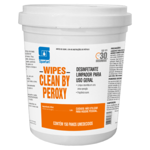 Wipes Clean by Peroxy panos umedecidos com desinfetante e limpador de uso geral na Profline